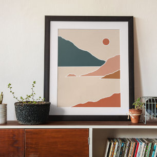 boho modern wall art Print