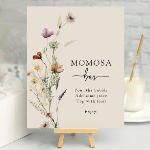 Boho Momosa Bar Poster