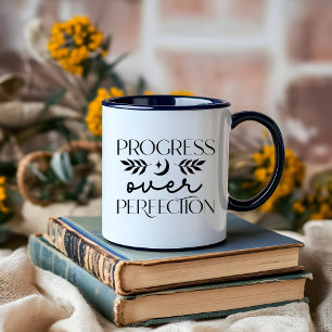 Boho Moon Black and White minimalist celestial Mug