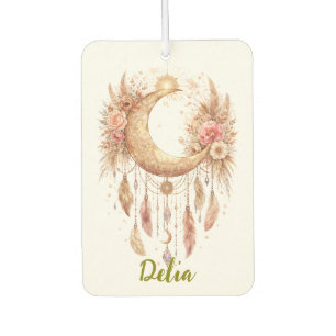 Boho Moon Mystical Vibe Car Air Freshener
