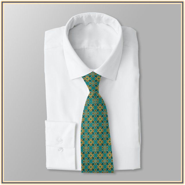 Boho Moroccan Tile Inspired  Tie (Creator Uploaded)