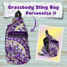 Boho Mosaic Tile Violet Flame - 