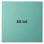 Boho Mountain Turquoise Tile<br><div class="desc">Boho Mountain Turquoise solid colour</div>