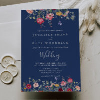Boho Multicolor Wildflower Wedding