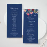 Boho Multicolor Wildflower Wedding Program Programme<br><div class="desc">This boho multicolor wildflower wedding program is perfect for a rustic wedding. The design features a multicolored assortment of pink,  blush,  purple,  yellow,  white,  violet,  red,  burgundy wild flowers.</div>