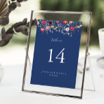 Boho Multicolor Wildflower Wedding Table Number<br><div class="desc">This boho multicolor wildflower wedding table number is perfect for a rustic wedding. The design features a multicolored assortment of pink,  blush,  purple,  yellow,  white,  violet,  red,  burgundy wild flowers.

This is a double sided table number. Add each table number you need to your cart individually.</div>