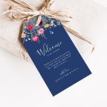 Boho Multicolor Wildflower Wedding Welcome Gift Tags<br><div class="desc">These boho multicolor wildflower wedding welcome gift tags are perfect for a rustic wedding. The design features a multicolored assortment of pink,  blush,  purple,  yellow,  white,  violet,  red,  burgundy wild flowers.

These tags are perfect for hotel guest welcome bags and destination weddings.</div>