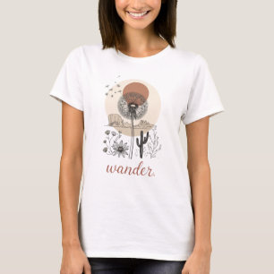 Boho Mum Shirt Mama Wander Desert Wildflower Gift