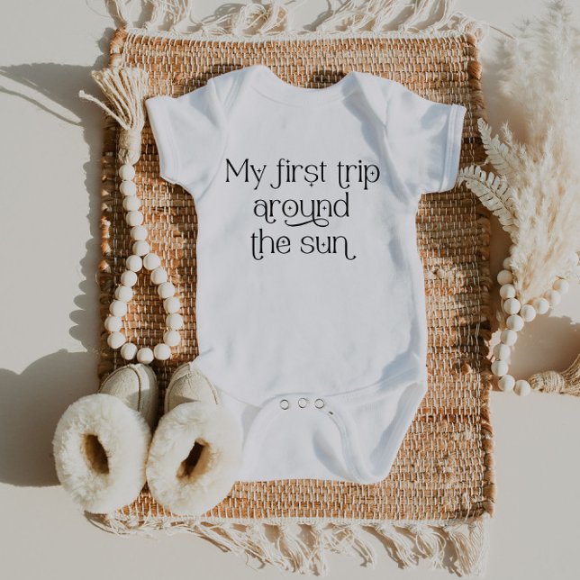 Boho My First Trip Around The Sun Baby Bodysuit (Creator Uploaded)