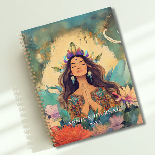 Boho Mystic Spiritual Woman Illustration  Planner