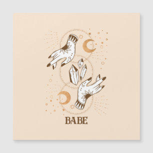 Boho Mystic Tarot Celestial Bachelorette Car Magne