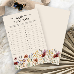 Boho Name That Baby Game