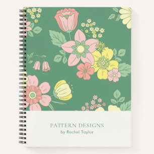 Boho Nature Floral  Notebook