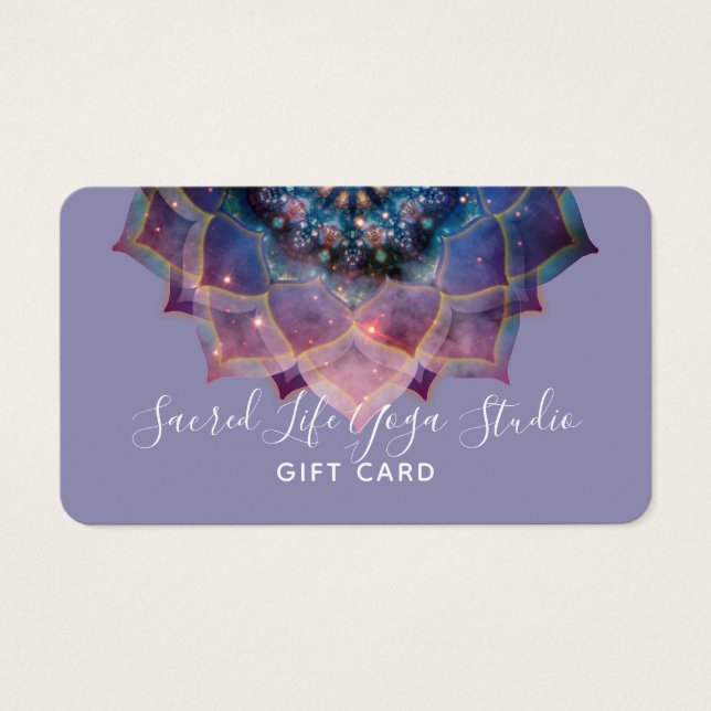 Boho Nebula Bloom Mandala  (Front)