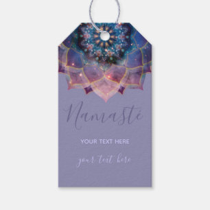 Boho Nebula Bloom   Mandala Design Gift Tags