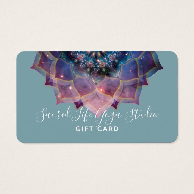 Boho Nebula Mandala, Mystical (Front)