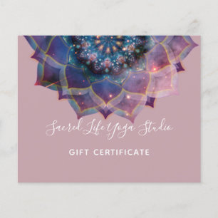 Boho Nebula Mandala, Mystical Flyer