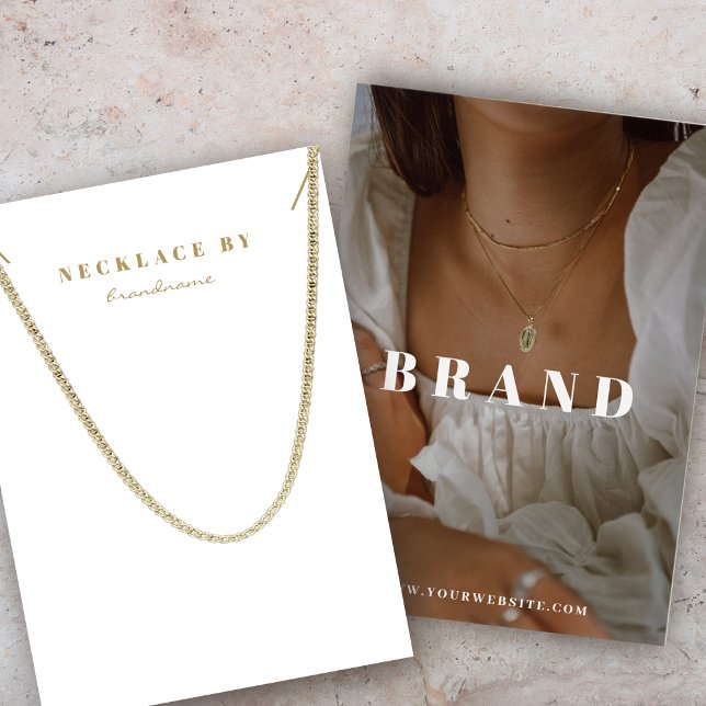 Boho Necklace Display Photo Card (Creator Uploaded)