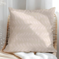 Boho Neutral Abstract Leaves