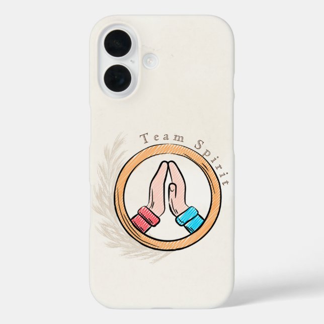 Boho Neutral	Modern Phone Case | team spirit (Back)