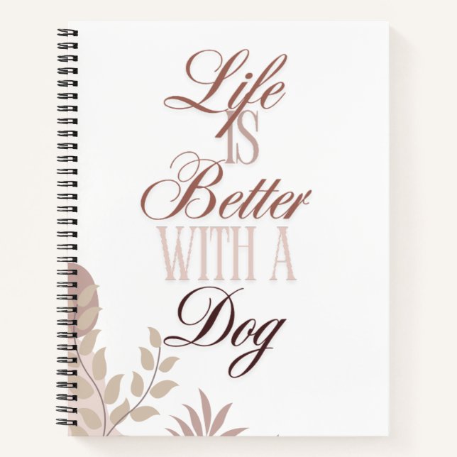 Boho Neutral	Simple Notebook Journal  (Front)