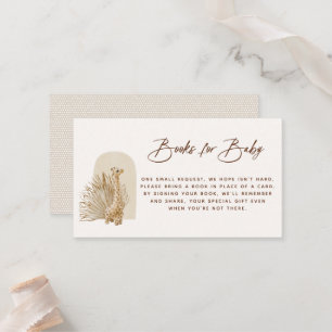 Boho Nursery Book Request Enclosure Card