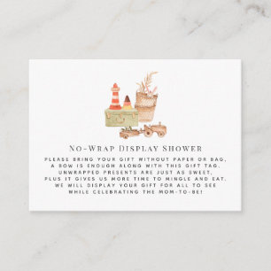 Boho Nursery No Wrap Display Shower Insert