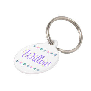 Boho Ombre Pet Tag