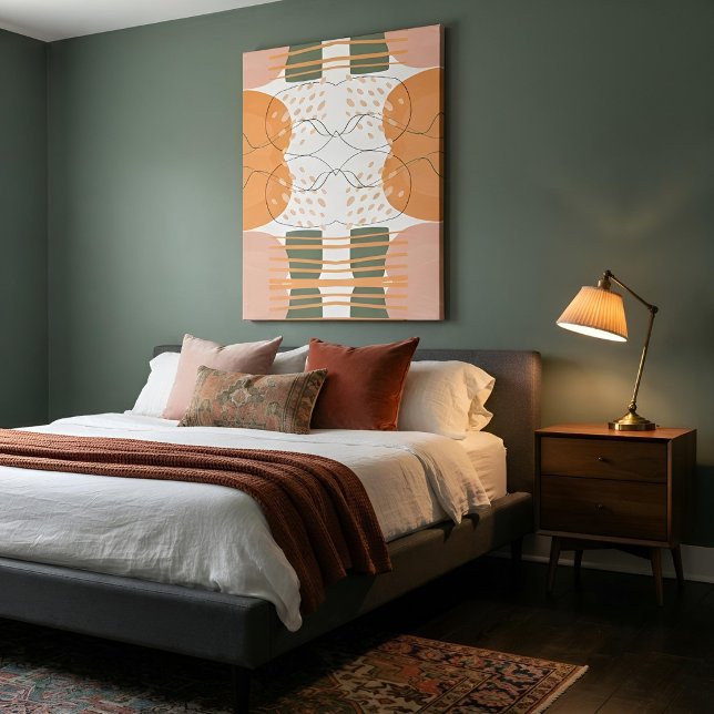 Boho Organic Abstract Art Modern Minimalist Canvas Print (Creator Uploaded)
