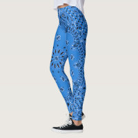 Boho Paisley Bandanna Yoga Pants Running