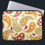 Boho Paisley Electronics Bag<br><div class="desc">An electronics bag featuring a paisley design in boho inspired shades of pink,  green,  burgundy,  orange,  and yellow.</div>