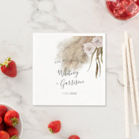 Boho Pampas Grass Desert Wedding