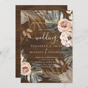 BOHO PAMPAS GRASS TROPICAL Wedding