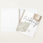 Boho Pampas Grasses Names Date Wedding Planner<br><div class="desc">Boho Pampas Grasses Names Date Wedding Planner. A circular sphere in shades of cream overlaid with pampas grass is to the top right, and rustic fan to the bottom left corner. A coordinating cream is on the back. Wedding is in a set handwritten style script and easily personalise the rest...</div>