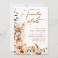 Boho Pampas Terracotta & Tequila Bridal Shower
