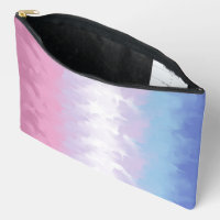 Boho Pastel Fluffy Abstract Bigender Pride Flag