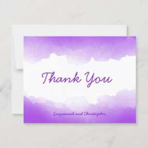 Boho Pastel Purple Ombre Watercolor Personalised