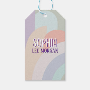 Boho Pastel Rainbow Gift Tags