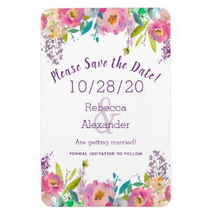 Boho Pastel Watercolor Magnet