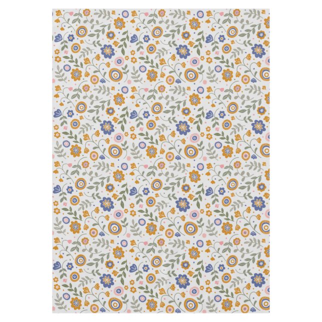 Boho pattern 01.w tablecloth (Front)