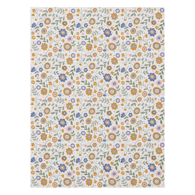 Boho pattern 01.w tablecloth (Front)