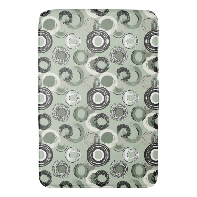 Boho Pattern Bath Mat (Front Vertical)