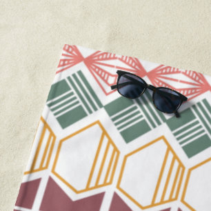 Boho Pattern Beach Towel