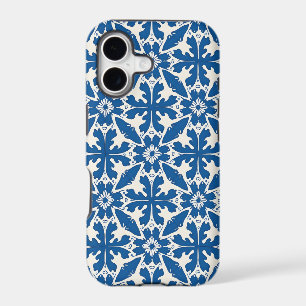 Boho Pattern in Blue – Elegant & Bold