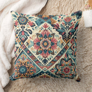 BOHO pattern Large Cushion