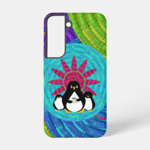 BoHo Penguins Samsung Galaxy Case