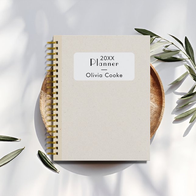 Boho Personalised Yearly Planner With Custom Name (Boho Personalized Yearly Planner With Custom Name)