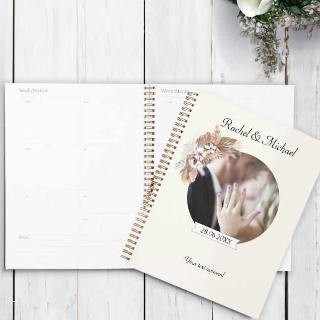 BOHO Personalisierbar Foto Hochzeit Planner (Creator Uploaded)