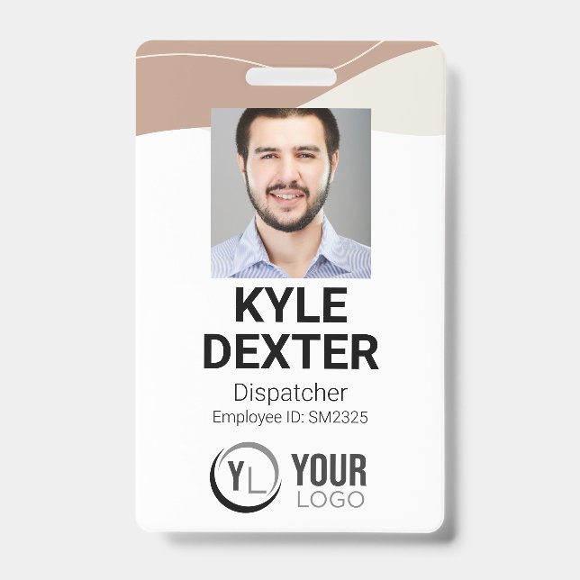 Boho Photo ID Badge (Front)