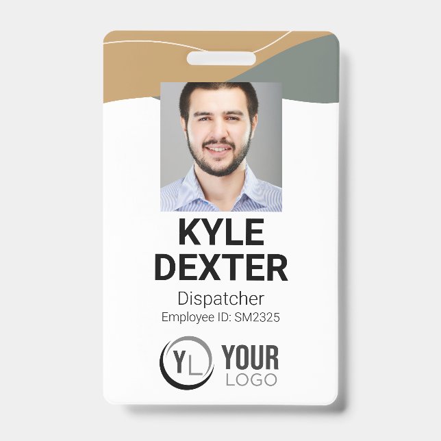 Boho Photo ID Badge (Front)